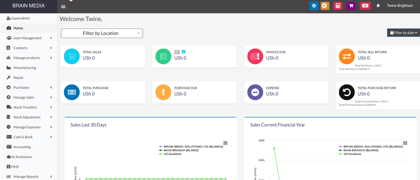 Nimora home dashboard